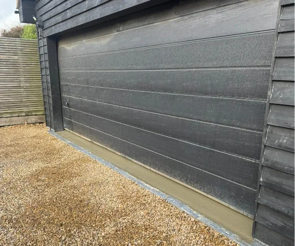 Completed surface water drainage works with full reinstatement in Hertfordshire